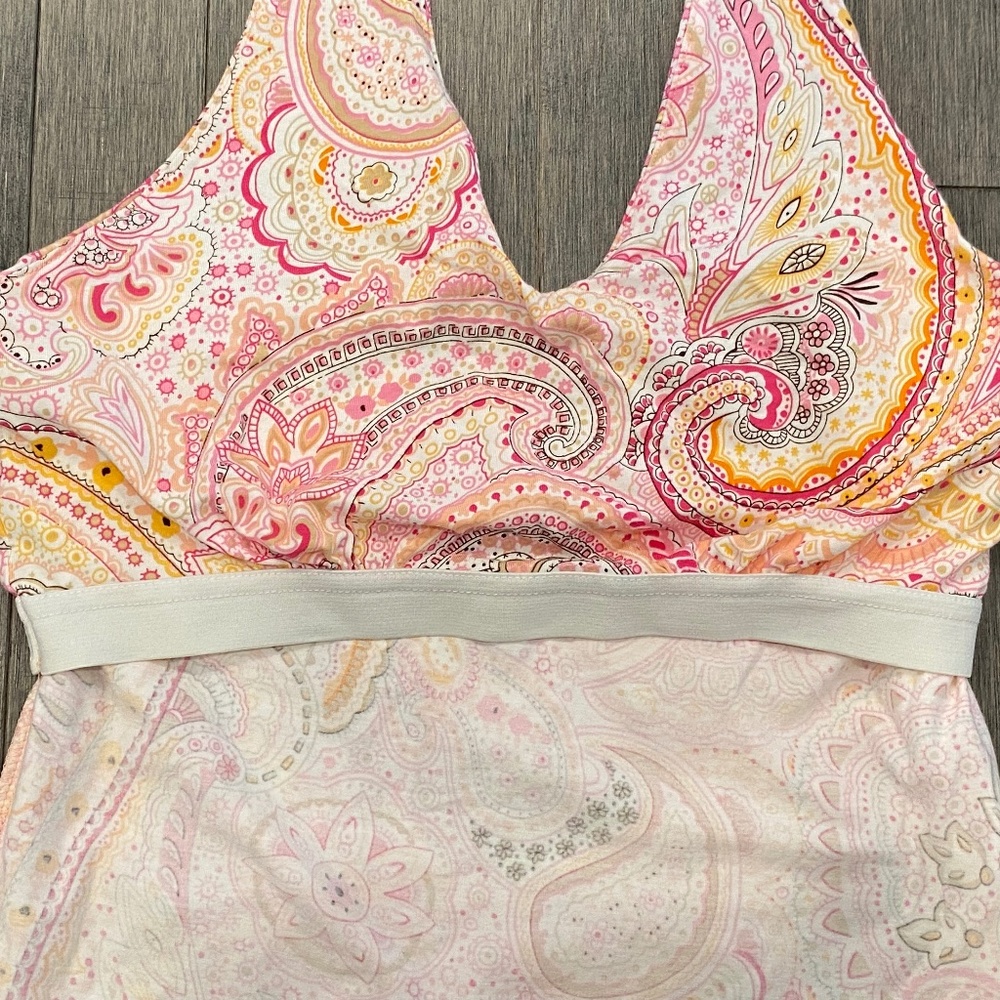 Vintage Liz Claiborne Paisley Halter Top - Picture 5 of 9